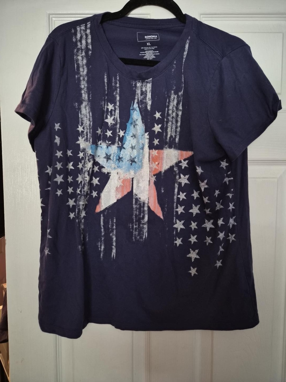 Sonoma Navy Graphic Star Short Sleeve Tee